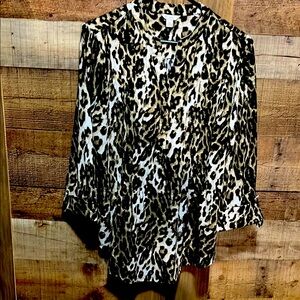 Leopard Print Women's Top